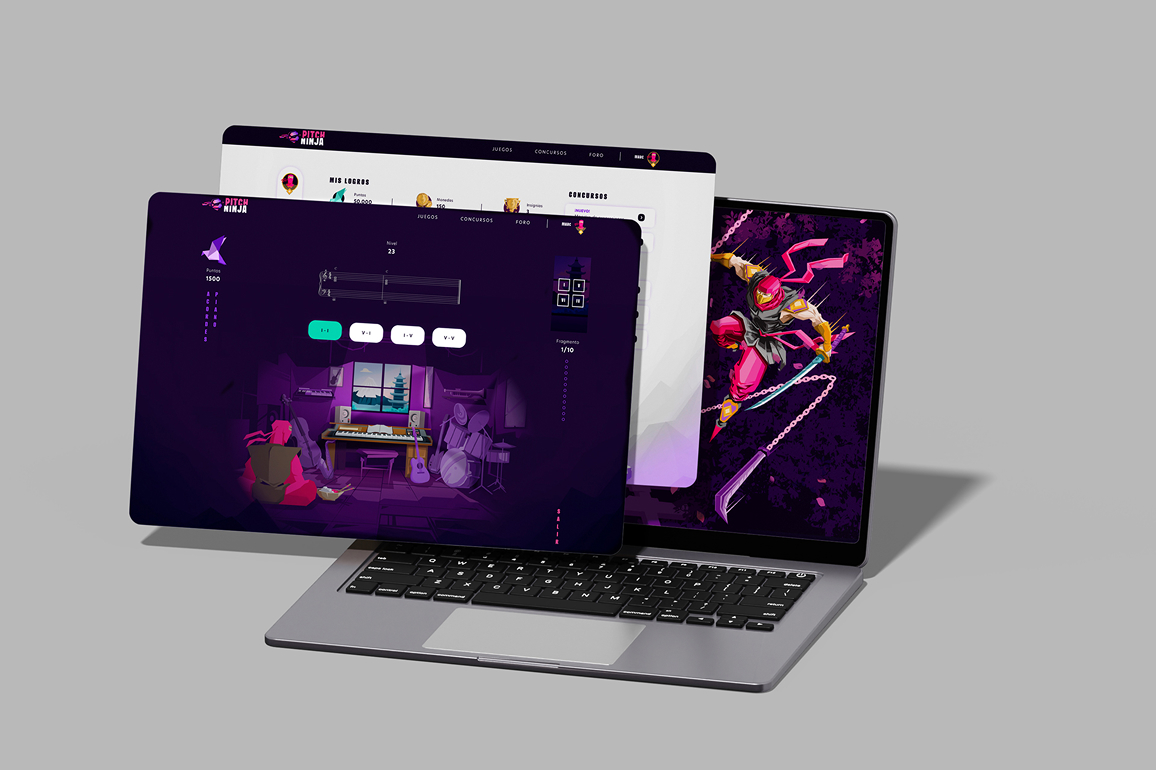 Pitch Ninja – Gamified Web App for Musical Ear Training